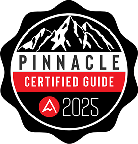 Pinnacle Certified Guide 2025 badge